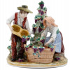 POTSCHAPPEL GERMAN PORCELAIN FIGURINE WINE MAKERS PIC-1