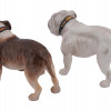 VINTAGE ENGLISH ROYAL DOULTON PORCELAIN BULLDOGS PIC-1