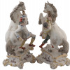 ANTIQUE GERMAN NYMPHENBURG PORCELAIN HORSE TAMERS PIC-2