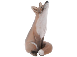 ROYAL COPENHAGEN DENMARK PORCELAIN FOX FIGURINE