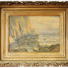 AMERICAN SEA SCAPE OIL PAINTING BY PAUL ANDERSON PIC-0