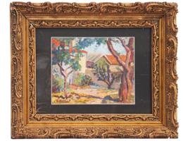 FRENCH LANDSCAPE OIL PAINTING BY LOUIS VALTAT