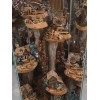 LARGE HANDMADE TREE HOUSE DIORAMA IN GLASS CASE PIC-1