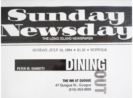 DIZZY GILLESPIE POSTER AND SUNDAY NEWSDAY CUT OUT