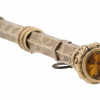 14K GOLD MECHANICAL PENCIL W CITRINE TOP ACCENT PIC-3