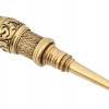 14K GOLD MECHANICAL PENCIL WITH CARVED BLOODSTONE PIC-4