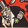 WWII NAZI GERMAN ANTI SEMITIC PROPAGANDA POSTER PIC-2