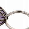 STERLING SILVER TIFFANY CO AMETHYST STONE RING PIC-2