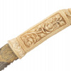 ANTIQUE INDO PERSIAN DAGGER WITH CARVED HANDLE PIC-4
