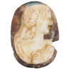 ANCIENT ROMAN GLASS, ALABASTER AND BASALT CAMEOS PIC-4