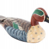 HAND PAINTED CARVED WOODEN DUCK DECOY PIC-0