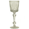 RUSSIAN IMPERIAL ETCHED AND CUT GLASS WINE GOBLET PIC-2