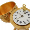 ANTIQUE RUSSIAN IMPERIAL GILT BRONZE EGG CLOCK PIC-4