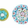 MILLEFIORI HAND MADE MURANO GLASS PAPER WEIGHTS PIC-1