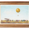 AUSTRIAN MONTGOLFIERE BALLOON PAINTING BY HERMANN PIC-0