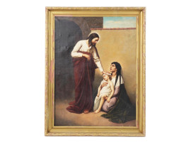JESUS OIL PAINTING AFTER GABRIEL CORNELIUS V MAX
