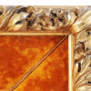 RECTANGULAR SHAPED VICTORIAN GILDED WOODEN FRAME PIC-3
