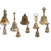 COLLECTION OF VINTAGE DECORATIVE HAND BELLS PIC-1