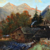 RUSSIAN LANDSCAPE PAINTING BY ANDREI SHILDER PIC-1