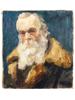 RUSSIAN PORTRAIT PAINTING OLD MAN BY ILYA REPIN PIC-0