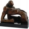 RUSSIAN BRONZE MALE SCULPTURE BY ERNST NEIZVESTNY PIC-0