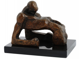 RUSSIAN BRONZE MALE SCULPTURE BY ERNST NEIZVESTNY