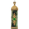 RUSSIAN 88 SILVER HAND CARVED JADE LETTER OPENER PIC-3