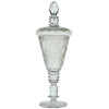 RUSSIAN MONOGRAM CATHERINE II CUT GLASS GOBLET PIC-1