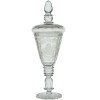 RUSSIAN MONOGRAM CATHERINE II CUT GLASS GOBLET PIC-2