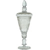 RUSSIAN MONOGRAM CATHERINE II CUT GLASS GOBLET PIC-3