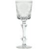 RUSSIAN IMPERIAL ETCHED AND CUT GLASS WINE GOBLET PIC-0