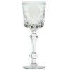 RUSSIAN IMPERIAL ETCHED AND CUT GLASS WINE GOBLET PIC-2