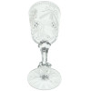 RUSSIAN IMPERIAL ETCHED AND CUT GLASS WINE GOBLET PIC-3