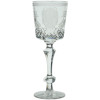 RUSSIAN IMPERIAL ETCHED AND CUT GLASS WINE GOBLET PIC-2