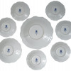 GDR WEIMAR PORZELLAN ECHT KOBALT PORCELAIN PLATES PIC-1