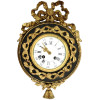 LATE 19TH CENTURY FRENCH GILT BRONZE WALL CLOCK PIC-0