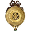 LATE 19TH CENTURY FRENCH GILT BRONZE WALL CLOCK PIC-2