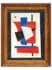 ABSTRACT COMPOSITION PAINTING BY KAZIMIR MALEVICH PIC-0