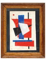 ABSTRACT COMPOSITION PAINTING BY KAZIMIR MALEVICH