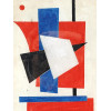 ABSTRACT COMPOSITION PAINTING BY KAZIMIR MALEVICH PIC-1