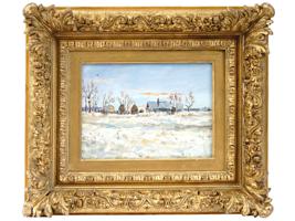 RUSSIAN LANDSCAPE PAINTING BY STANISLAV ZHUKOVSKY