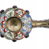 RUSSIAN SILVER GILT ENAMEL AND AMETHYST KOVSH PIC-4