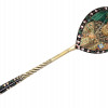 RUSSIAN SILVER ENAMEL SPOON TSAR MIKHAIL ROMANOV PIC-0