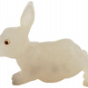 RUSSIAN HAND CARVED CHALCEDONY FIGURINE OF RABBIT PIC-1