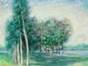 MID CENTURY POST IMPRESSIONIST LANDSCAPE PAINTING PIC-1