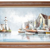 SEA SCAPE SCENE OIL PAINTING SIGNED BY THE ARTIST PIC-0