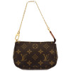 ORIGINAL LOUIS VUITTON LEATHER POCHETTE SOIR BAG IOB PIC-2