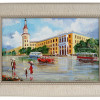 RUSSIAN CITY OIL PAINTING BY LARISA KALASHNIKOVA PIC-0