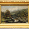 ENGLISH LANDSCAPE OIL PAINTING BY WILLIAM MANDER PIC-0