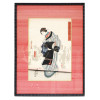 ANTIQUE JAPANESE GEISHA PRINT BY UTAGAWA KUNISADA PIC-0